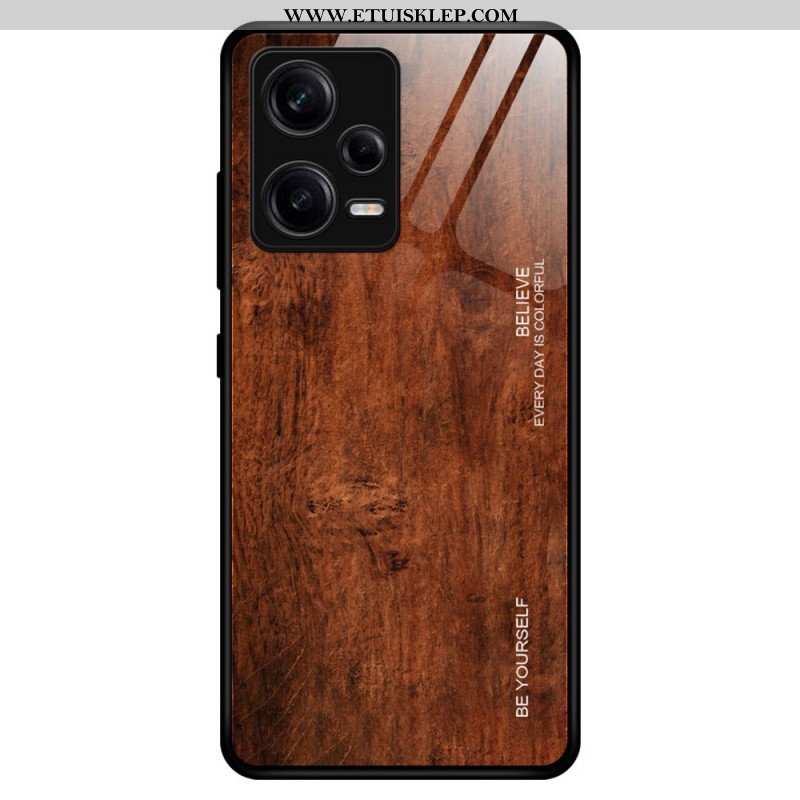Futerały do Xiaomi Redmi Note 12 Pro Szkło Hartowane W Stylu Drewna